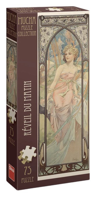 : Alfons Mucha – Probuzení rána 75 panoramic Puzzle