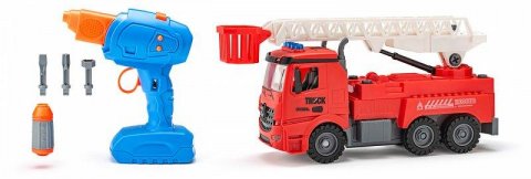 neuveden: Plastica Stavebnice Hasiči na dálkové ovládání 30 cm