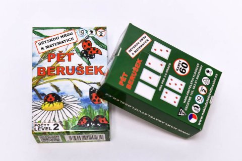 Flösslerová Dobruška: Pět berušek - Didaktická hra pro MŠ, 1. třídu ZŠ a pro žáky s SPU