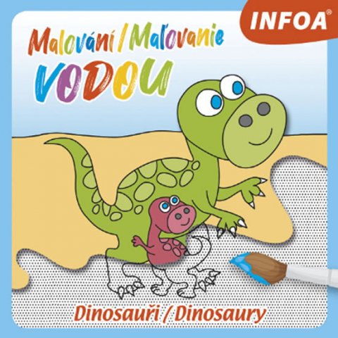 neuveden: Malování / Maľovanie vodou - Dinosauři / Dinosaury