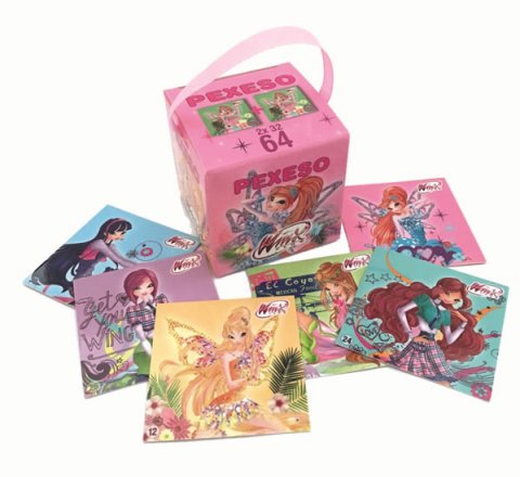 neuveden: Winx Club - pexeso v krabičce s úchypem