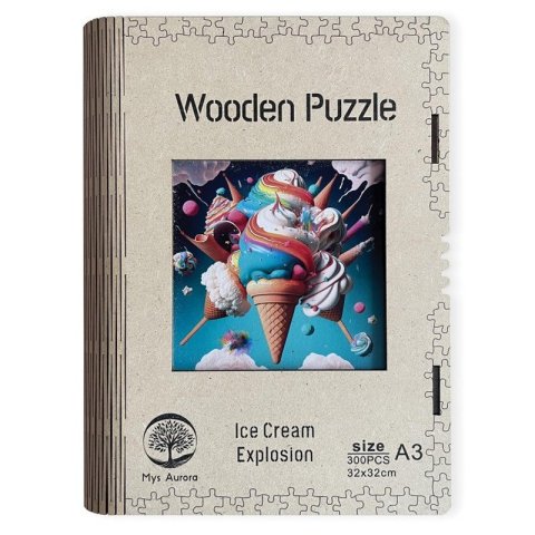 neuveden: Dřevěné puzzle/Zmrzlinová exploze A3