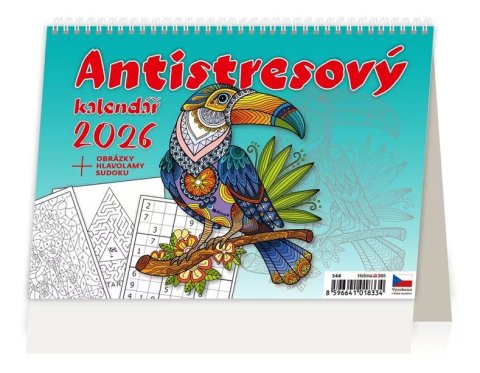 neuveden: Kalendář stolní 2026 - Antistresový pracovní neuveden: Kalendář stolní 2026 - Antistresový pracovní