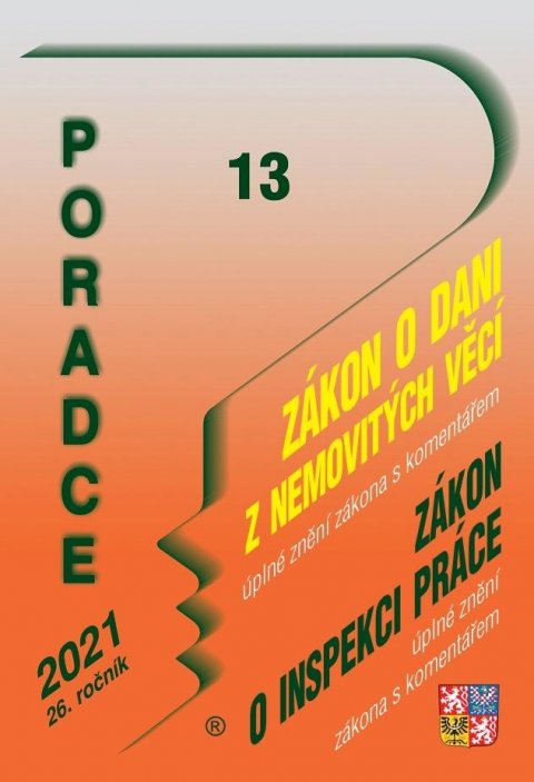 Taranda Petr: Poradce 13/2021 Zákon o dani z nemovitých věcí s komentářem, Zákon o inspek