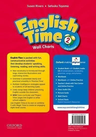 Rivers Susan: English Time 2 Wall Charts (2nd)