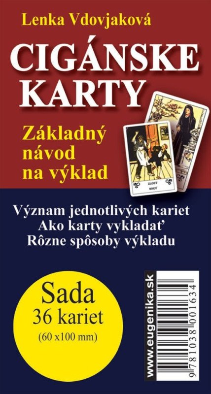 Vdovjaková Lenka: Cigánské karty - Základný návod na výklad