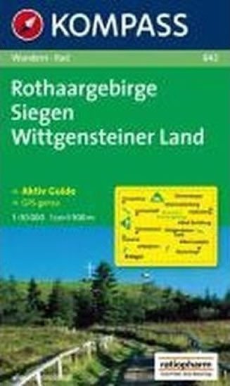 neuveden: Rothaargebirge,Siegen,Wittgensteiner Land 842 / 1:50T KOM