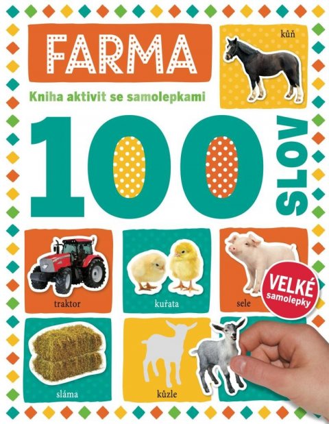 neuveden: Farma 100 slov - Kniha aktivit se samolepkami