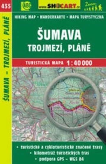 neuveden: SC 435 Šumava - Trojmezí, Pláně 1:40 000