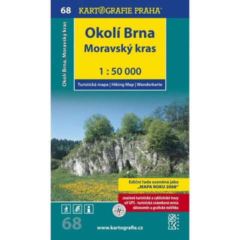 neuveden: 1: 50T (68)-Okolí Brna, Moravský kras (turistická mapa) neuveden: 1: 50T (68)-Okolí Brna, Moravský kras (turistická mapa)