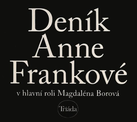 : CD Deník Anne Frankové - audiokniha