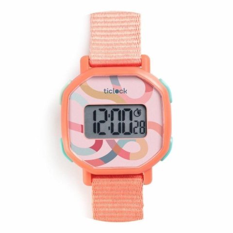 neuveden: DJECO Digitální hodinky Pastel volute