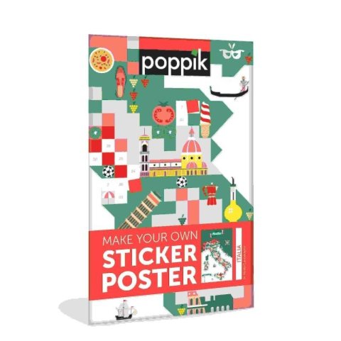 neuveden: Poppik Samolepkový plakát - Itálie