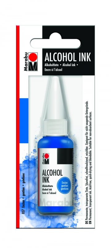 neuveden: Marabu Alkoholový inkoust/modrý 20 ml
