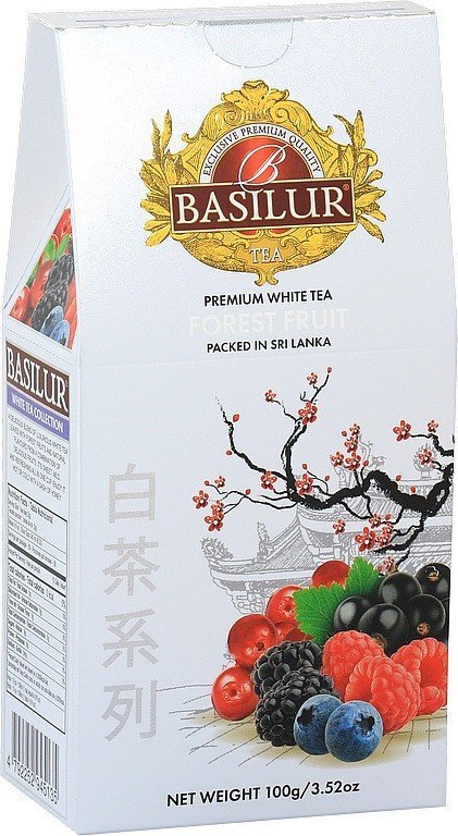 neuveden: BASILUR- White Tea Forest Fruit papír 100g