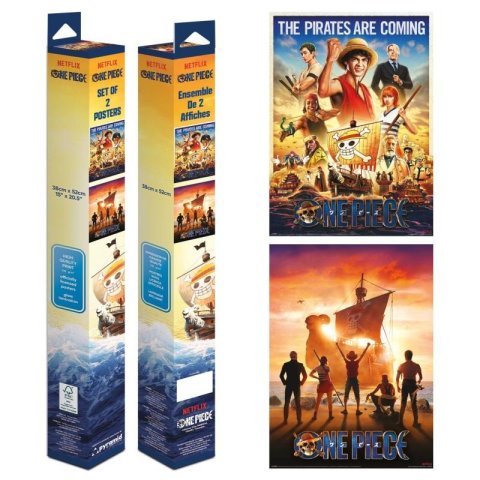 neuveden: Plakáty 38x52cm 2ks One Piece Live Action