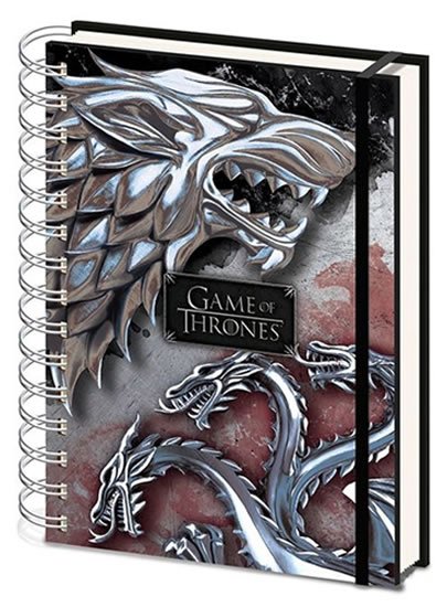 neuveden: Zápisník Game of Thrones - Houses A5