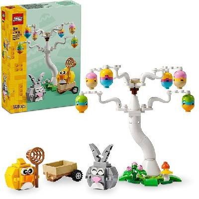 -: LEGO® Iconic 40808 Velikonoční zajíček, kuřátko a sběr vajíček