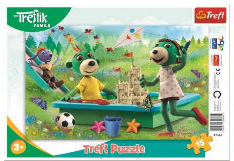 neuveden: Trefl Puzzle Treflíci / 15 dílků
