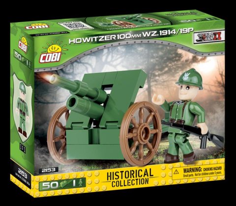 neuveden: Stavebnice COBI - Small Army Houfnice 100 mm Starachowice 50 kostek, 1 figu