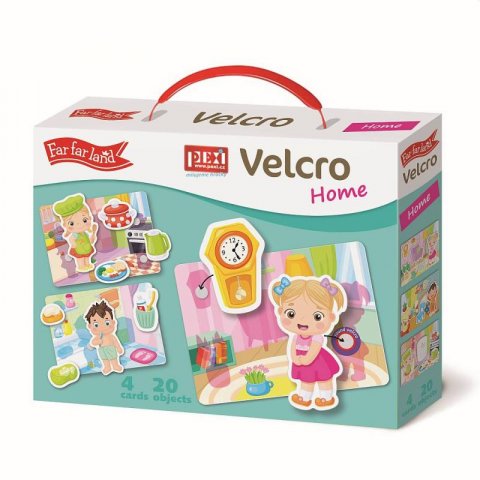 neuveden: PEXI Velcro skládačky - Domov (Home)