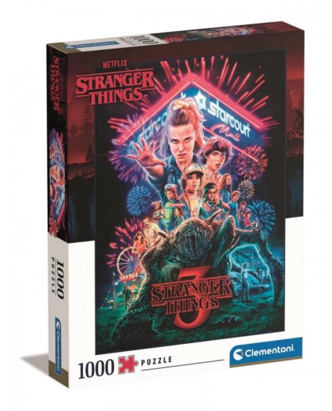 neuveden: Clementoni Puzzle - Stranger Things (Season 3) 1000 dílků