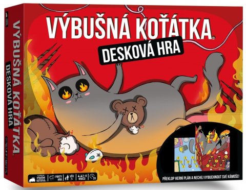 neuveden: Výbušná koťátka: Desková hra