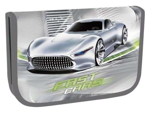 neuveden: Školní penál jednopatrový - Fast Cars