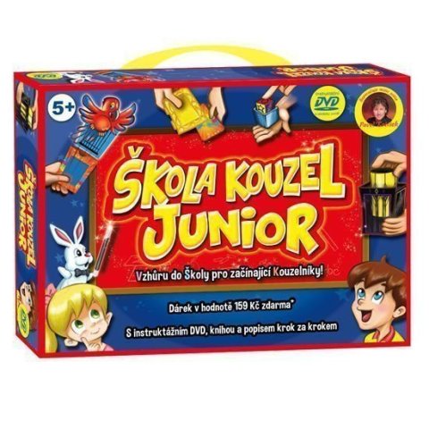 neuveden: Škola kouzel Junior (začátečníci) + 16 kouzel, DVD