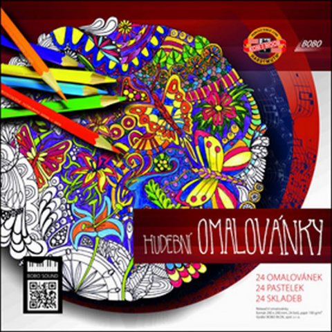 neuveden: Hudební omalovánky s pastelkami 290 x 290 mm, 24 listů neuveden: Hudební omalovánky s pastelkami 290 x 290 mm, 24 listů