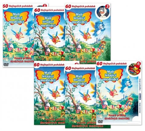 neuveden: Malí létající medvídci 1. - 1 - 6 / kolekce 6 DVD neuveden: Malí létající medvídci 1. - 1 - 6 / kolekce 6 DVD