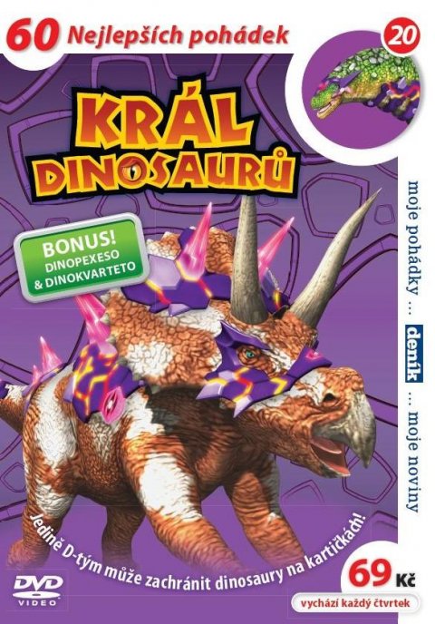 neuveden: Král dinosaurů 20 - DVD pošeta