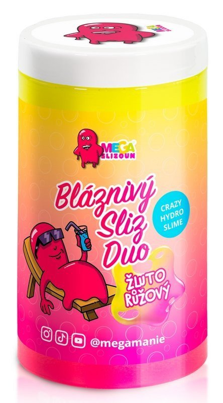 : Bláznivý sliz NEO DUO žluto-růžový