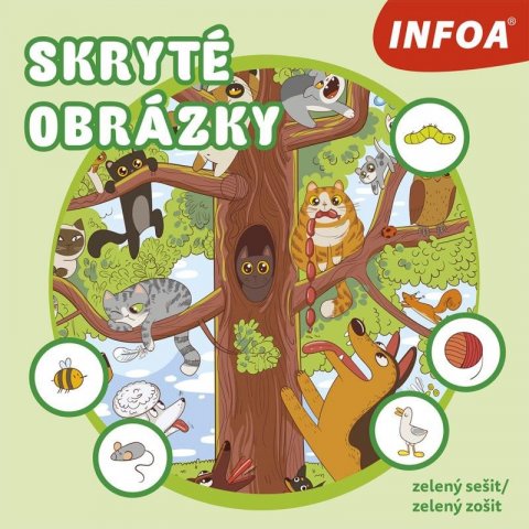 neuveden: Skryté obrázky - zelený sešit / zelený zošit