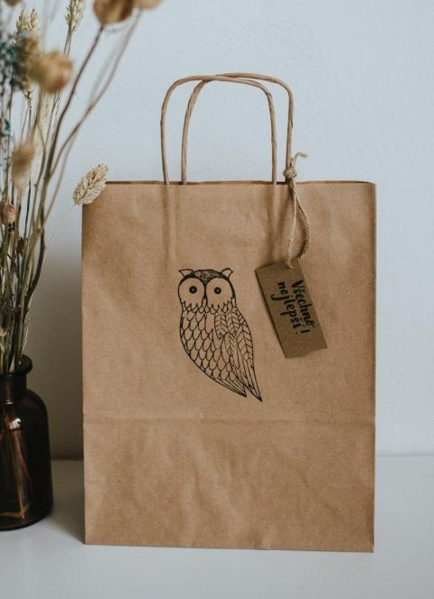 neuveden: Be Nice Dárková taška - Sovička