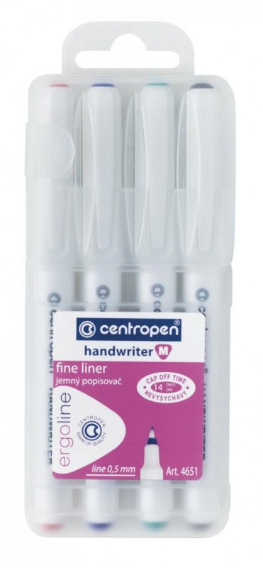 neuveden: Centropen Liner 4651 (4 ks) neuveden: Centropen Liner 4651 (4 ks)
