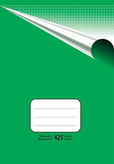 neuveden: Školní sešit BOBO 425 bezdřevý
