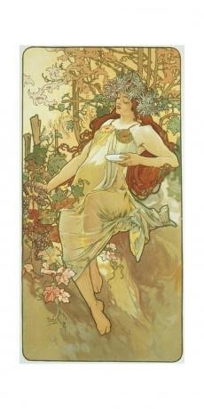 neuveden: Pohled Alfons Mucha – Autumn, dlouhý neuveden: Pohled Alfons Mucha – Autumn, dlouhý