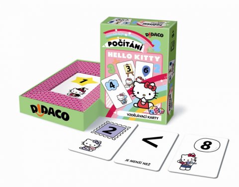 neuveden: Vzdělávací karty - Počítání - Hello Kitty