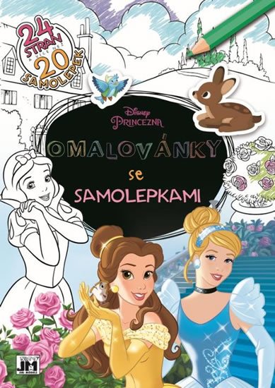 neuveden: Princezny - Omalovánky se samolepkami A4+ neuveden: Princezny - Omalovánky se samolepkami A4+