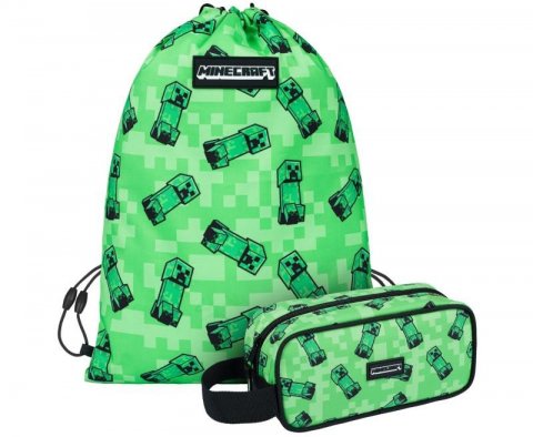 neuveden: BAAGL Minecraft set - Creeper (penál, sáček na cvičky) neuveden: BAAGL Minecraft set - Creeper (penál, sáček na cvičky)