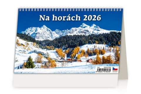 neuveden: Kalendář stolní 2026 - Na horách – 14denní