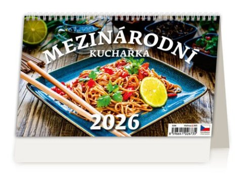 neuveden: Kalendář stolní 2026 - Mezinárodní kuchařka neuveden: Kalendář stolní 2026 - Mezinárodní kuchařka