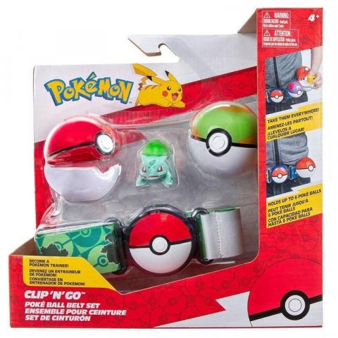 neuveden: Pokémon Clip ´n´ Go Poké Ball Belt Set - mix motivů