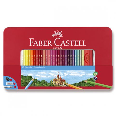 neuveden: Faber - Castell Pastelky šestihranné - dárkový box 60 ks neuveden: Faber - Castell Pastelky šestihranné - dárkový box 60 ks