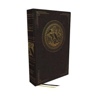 kolektiv autorů: NRSVCE, Illustrated Catholic Bible, Leathersoft, Black, Comfort Print