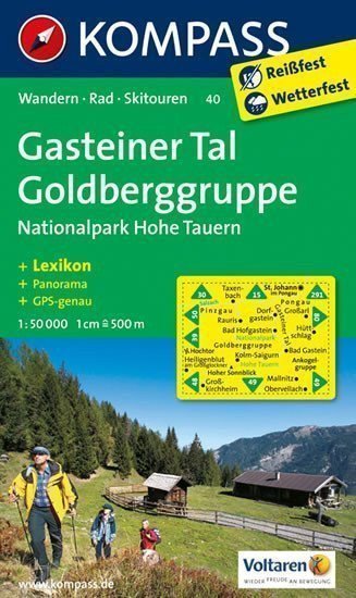 neuveden: Gasteiner Tal,Goldberggruppe 40 / 1:50T NKOM