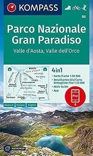 neuveden: Parco Nazionale Gran Paradiso, Valle d´Aosta, Valle dell´Orco 1:50 000 / tu