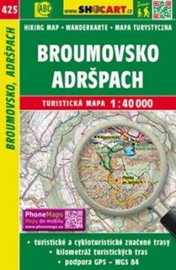 neuveden: SC 425 Broumovsko, Adršpach 1:40 000