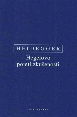 Heidegger Martin: Hegelovo pojetí zkušenosti